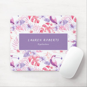 Mousepad Rosa White Luxe Eyelashes