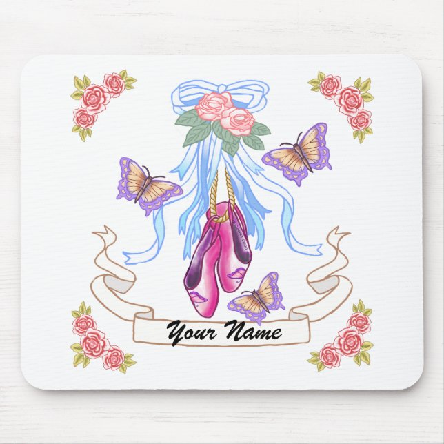Mousepad Rosas balés (Frente)