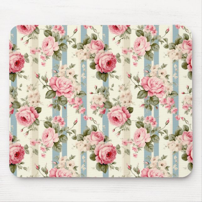 Mousepad Rosas Chique Vintage (Frente)