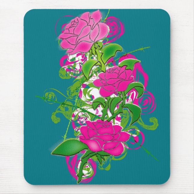 Mousepad Rosas_colorido (Frente)