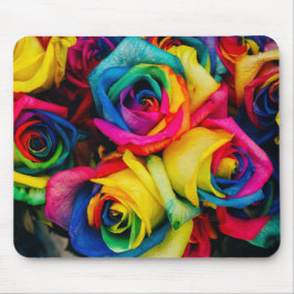 Mousepad Rosas coloridos