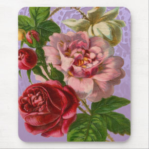 Mousepad Rosas Coloridos Bonitos