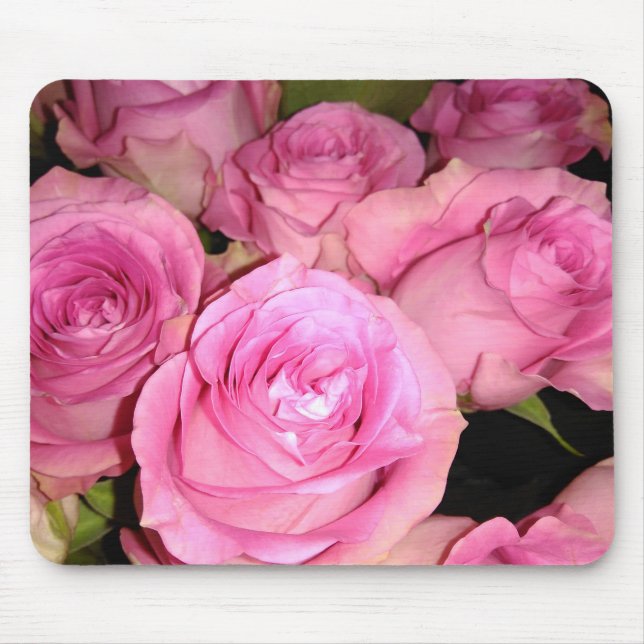Mousepad Rosas cor-de-rosa (Frente)