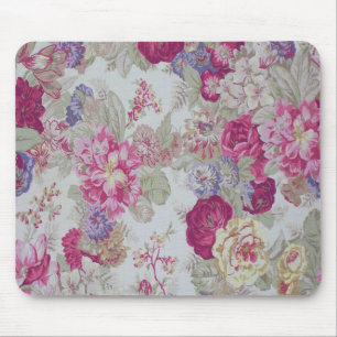 Mousepad Rosas cor-de-rosa elegantes femininos do vintage