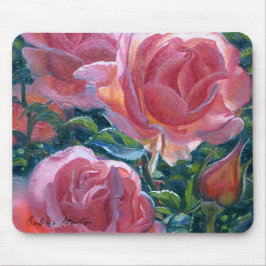 Mousepad "Rosas de coral"