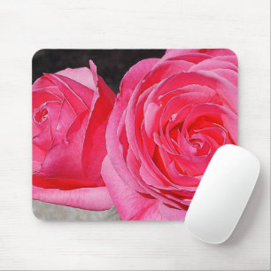 Mousepad Rosas de Subida Rosa