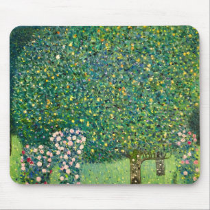 Mousepad Rosas Debaixo das Árvores Gustav Klimt Impressão d