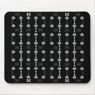 Mousepad Rosas do morto (preto e branco)