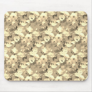 Mousepad Rosas doces na Sepia