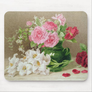 Mousepad Rosas e lírios