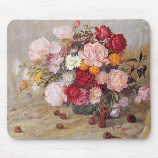Mousepad Rosas e margaridas (Frente)