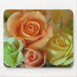 Mousepad Rosas-Mousepad Pastel