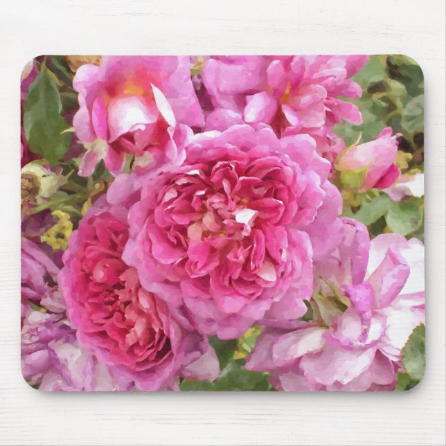 Mousepad Rosas Rosa (Frente)