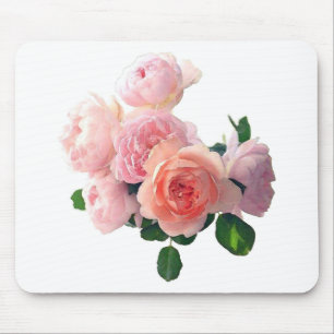 Mousepad Rosas Rosa-d-água Elegantes Modelo modernas