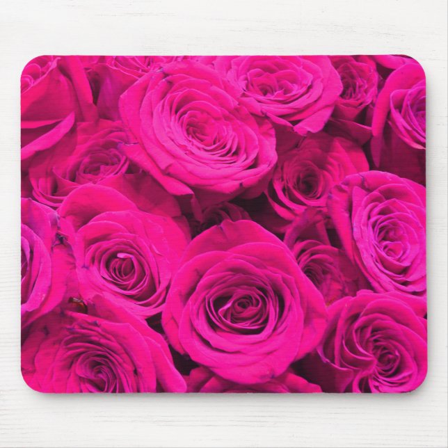 Mousepad Rosas rosa flores rosa floração rosa rosa (Frente)