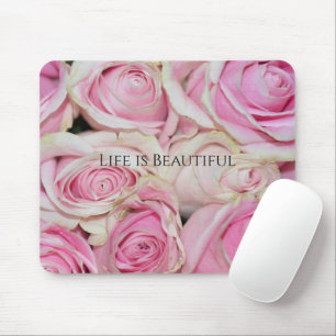 Mousepad Rosas Rosas Florais (fotografia por mim)