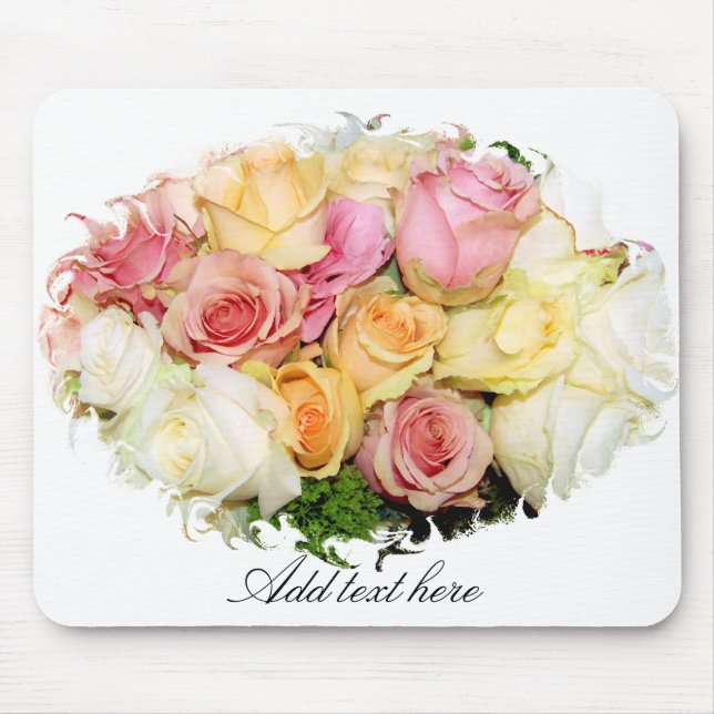 Mousepad Rosas são você (Frente)