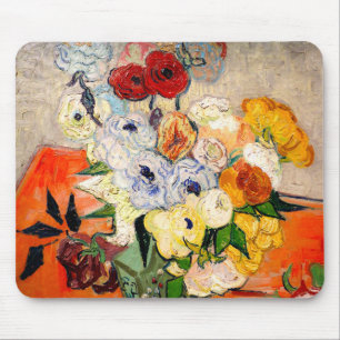 Mousepad Rosas Van Gogh e Anemones