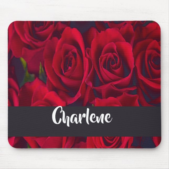Mousepad rosas vermelhas novas (Frente)