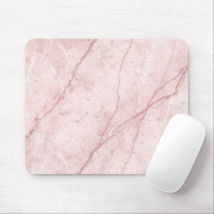 Mousepad Rose Marble Orgânico Blush Rosa Empolvilhado