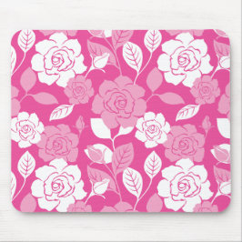 MOUSEPAD ROSE PATTERN (PINK)