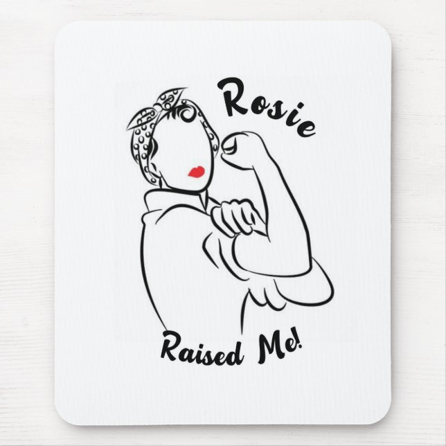 Mousepad Rosie Raised Decade - Impressão de tela (Frente)