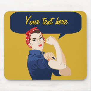 Mousepad Rosie Riveter Personalizável