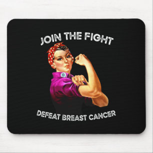 Mousepad Rosie The Riveter Derrotar A Consciência Do Cancer