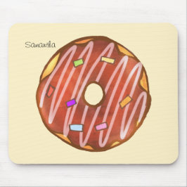 Mousepad Rosquinha de espiral de chocolate