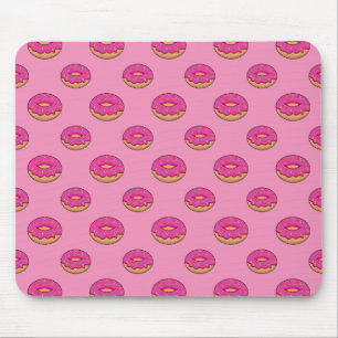Mousepad Rosquinha de Morango com Cartoon de Sprinkles