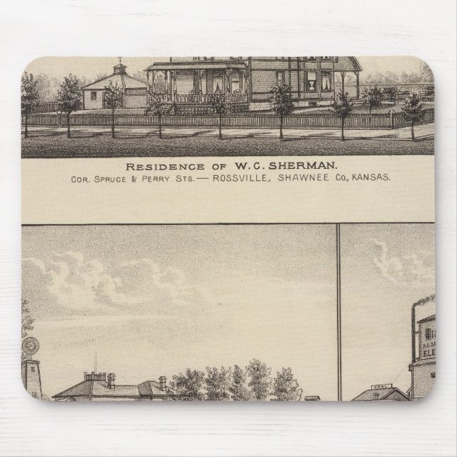 Mousepad Rossville, Kansas (Frente)