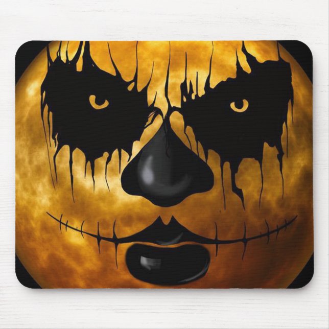 Mousepad Rosto Assustador do Halloween (Frente)