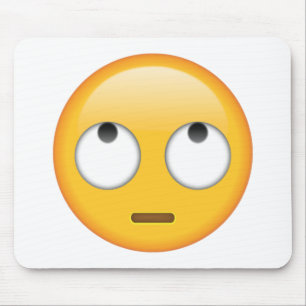 Mousepad Rosto Com Olhos Rolantes - Emoji