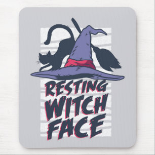 Mousepad Rosto de Bruxa Descansada
