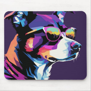 Mousepad Rosto de cão pop