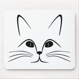 MOUSEPAD ROSTO DE GATO