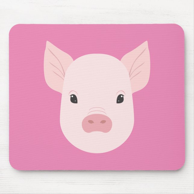 Mousepad Rosto de Leitão (Frente)