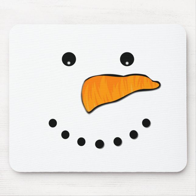 Mousepad Rosto de Neve (Frente)
