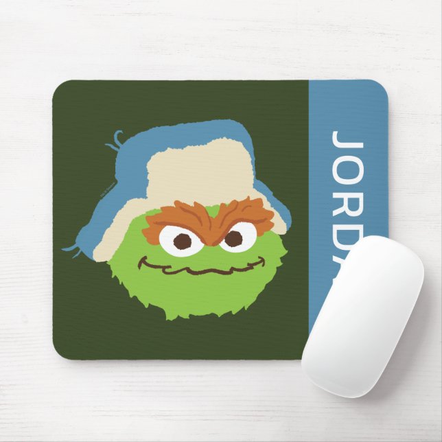 Mousepad Rosto de Oscar o Monstro na Floresta | Adicione se (Com mouse)