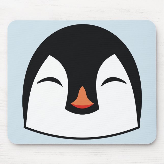 Mousepad Rosto de Pinguim (Frente)