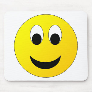 Mousepad Rosto de Sorriso Tímido