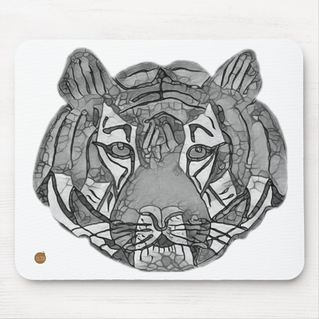 Mousepad Rosto de Tigre (Frente)