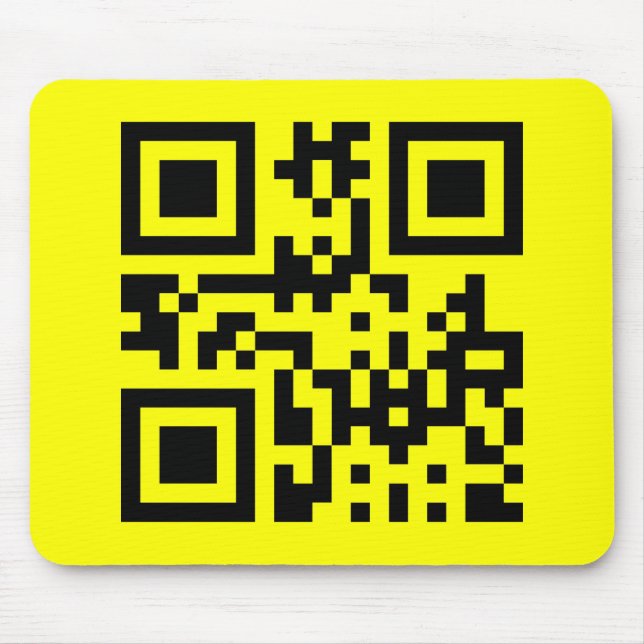 Mousepad Rosto feliz invertido ☻ — Código QR (Frente)
