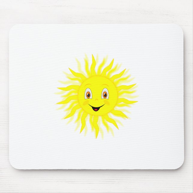 Mousepad Rosto Feliz Sol (Frente)