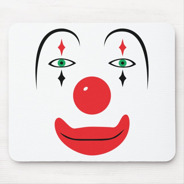 Mousepad Rosto Palhaço Feliz (Frente)