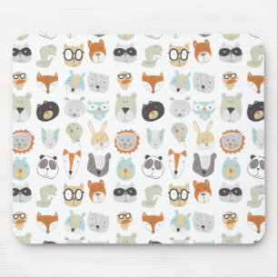 Mousepad Rostos Amigáveis Retratos em animais de raça