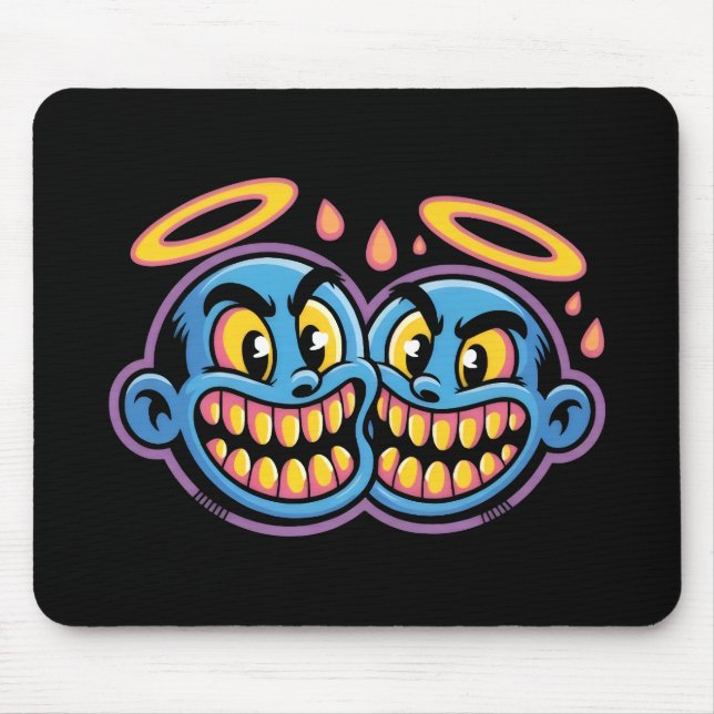 Mousepad Rostos sorridentes. (Frente)