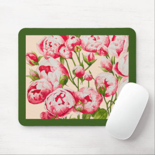 Mousepad Rosy Abundance em um Pad de Mouse