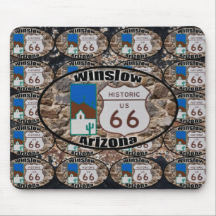 Mousepad Rota histórica 66 - Winslow, arizona