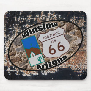 Mousepad Rota histórica 66 - Winslow, arizona